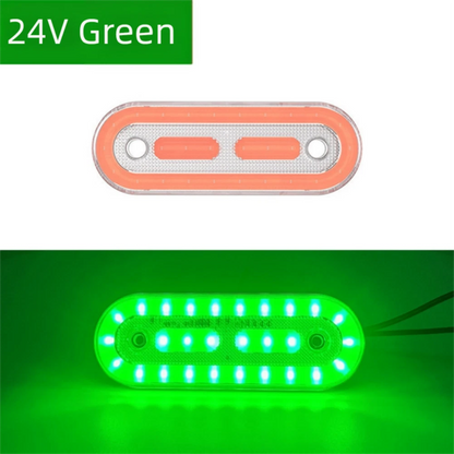24 Volt Truck Side Marker Light LED COB Bright Turn Signal Indicator Lamp