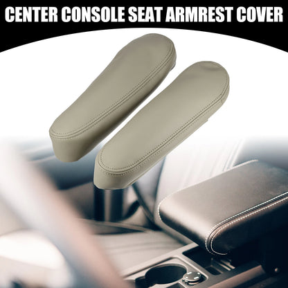 Center Console Armrest Cover Inner Pair Replacement for Toyota Sequoia (2001–2007) Beige