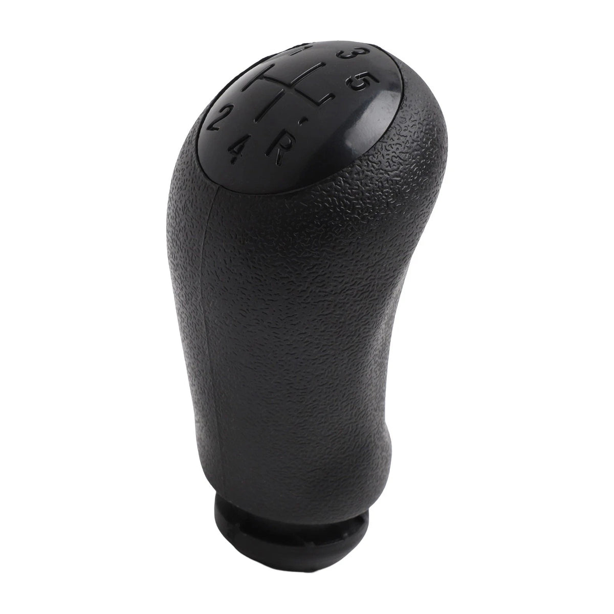 5 Speed Gear Shift Knob for Renault Clio III (2005–2012) Black Plastic