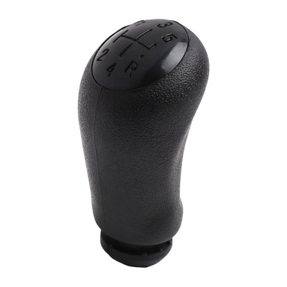 5 Speed Gear Shift Knob for Renault Clio III (2005–2012) Black Plastic