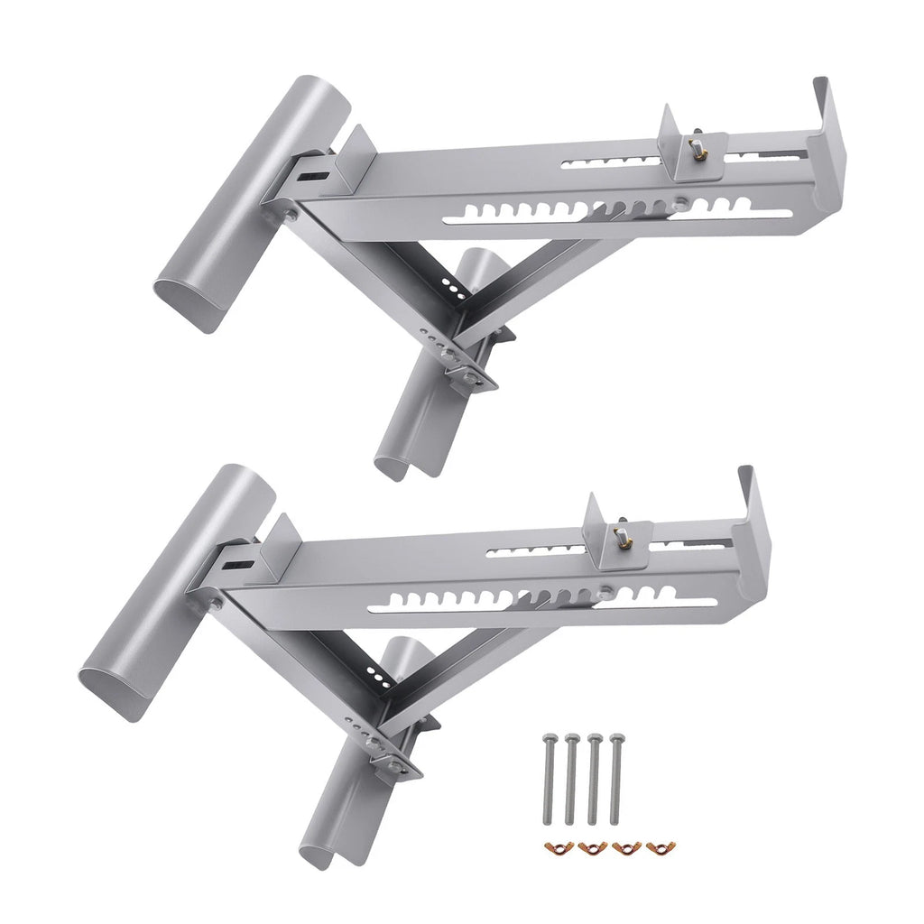 2pc Adjustable Ladder Bracket for Universal Use (20in, 440lbs Load)