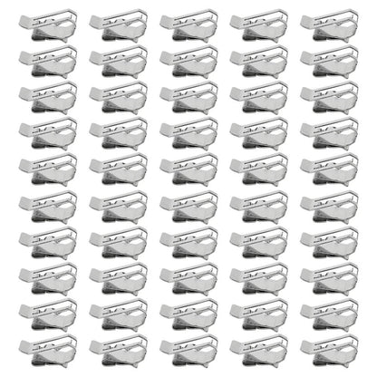 50pcs Stainless Steel Photovoltaic Cable Clamp for Solar Panel Mounting