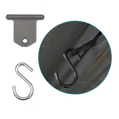 8 Pack Awning S Hook Hangers for Caravan Motorhome RV Rails Track