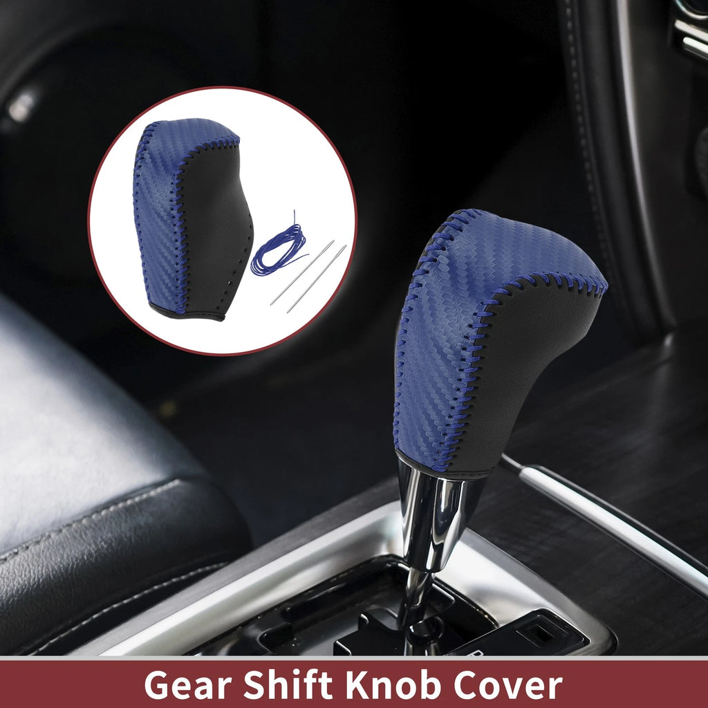 Gear Shift Knob Cover Blue Replacement for Toyota Corolla (2014–2018)