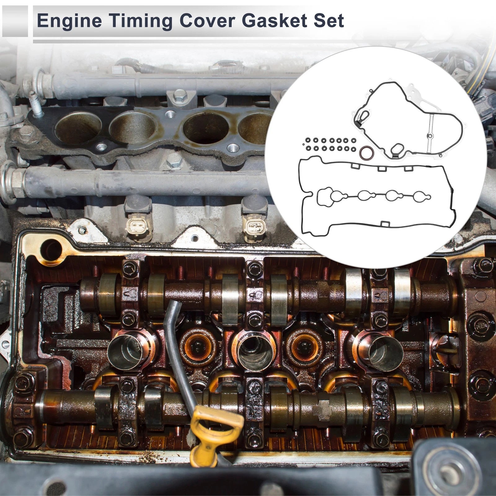 Engine Timing Cover Gasket Set for Chevrolet Malibu 2.2L (2004–2005)