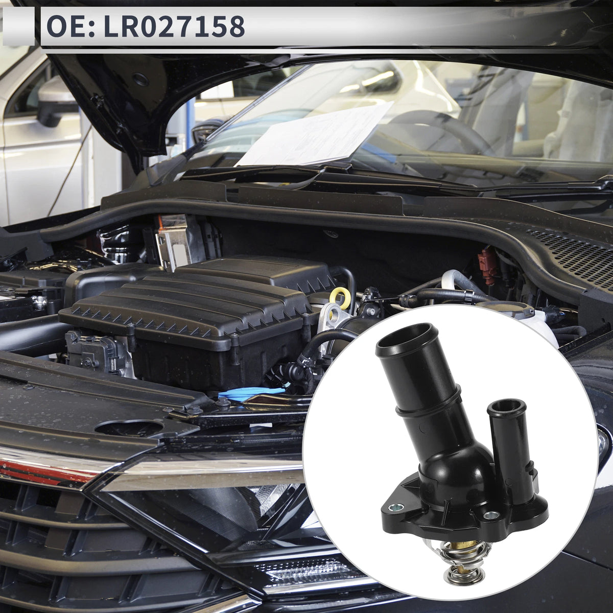 Engine Coolant Thermostat Housing Assembly for Land Rover LR2 (2013–2015)