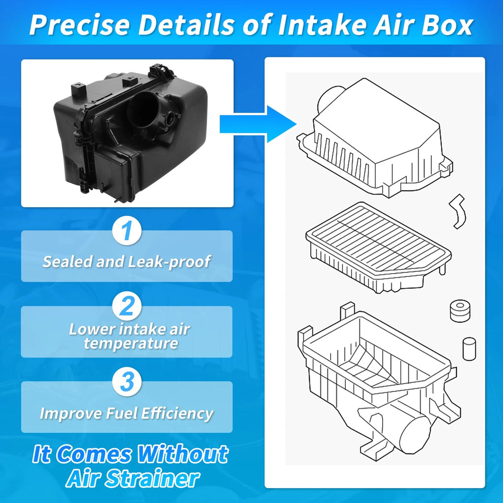 Air Filter Cleaner Box Housing Replacement for Toyota Highlander (2008–2012)