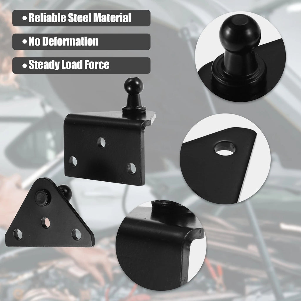 8pcs Ball Studs Mounting Brackets for Gas Strut Shock Lift Support