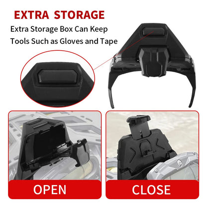 Electronic Device Holder with Storage Box for Can-Am Outlander Max (500–850)