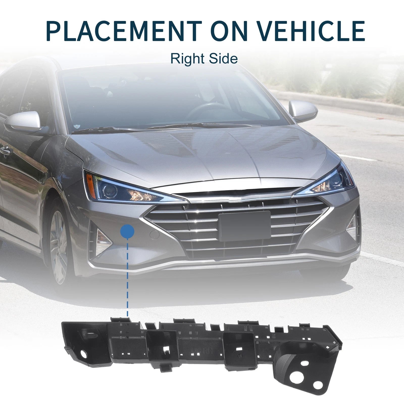 Right Front Bumper Retainer Bracket for Subaru WRX (2015–2021)