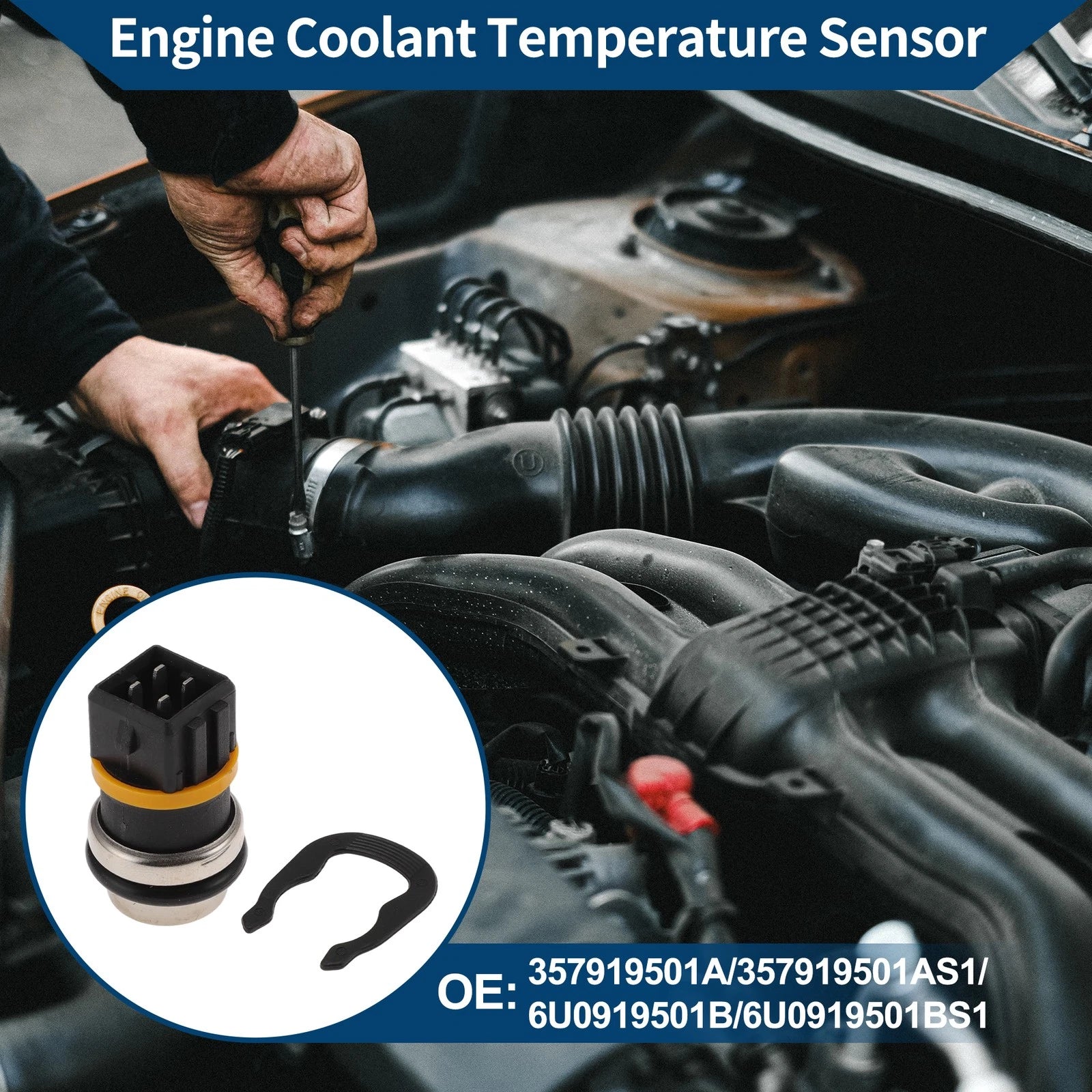 Engine Coolant Temperature Sensor Replacement for Volkswagen Polo (60–2010)