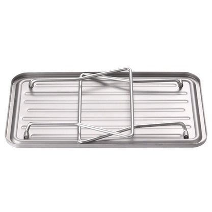 Lightweight Pure Titanium Folding Grill Plate for Travel Camping