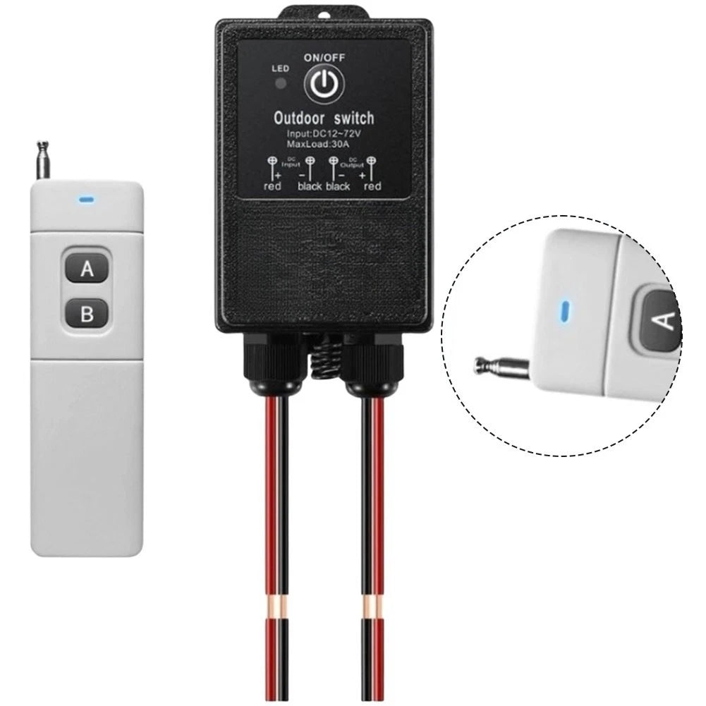 30A Waterproof Remote Control Switch for Automotive Applications
