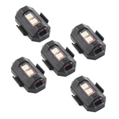 5X LED Strobe Light for Car Motorcycle Drone Emergency Warning