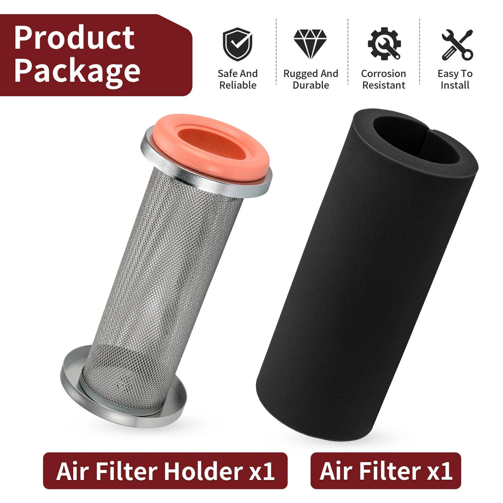Air Filter w/ Holder for Massimo Gunner 250 250s MSU 400 500 700 (2017–2023)