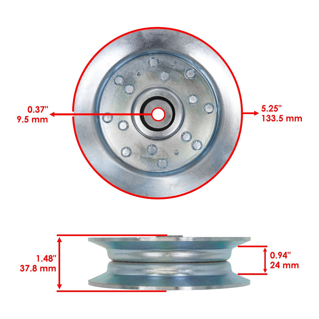 Deck Pulley Replacement for Cub Cadet MTD PRO Z100 Z8200 ZTXS4 48 (2015–2025)