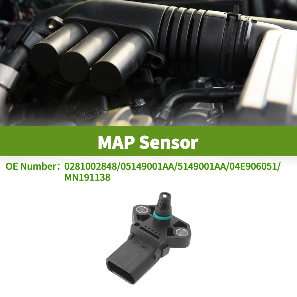MAP Sensor No. 0281002848 for Audi A1 Sportback TFSI (2010–2018)