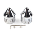 Front Axle Cap Nut Cover for Harley Electra Glide Sportster Dyna (2000–2023) Chrome