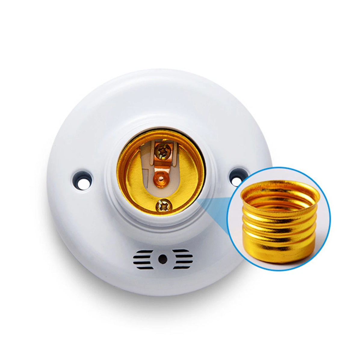 E27 Sensor Base Lamp Holder for Light Bulbs with Voice Control