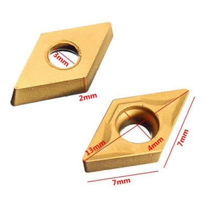 7X 7X 2mm Blade CNC Lathe Cutter DCMT070204 YBC251 for CNC Machines