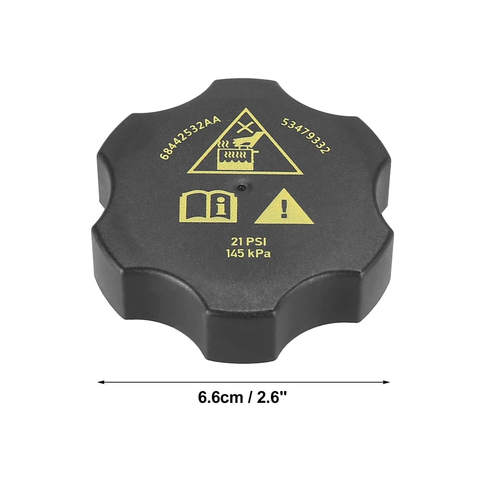 Coolant Recovery Cap Replacement for Chrysler Dodge Jeep Ram 2014–2021