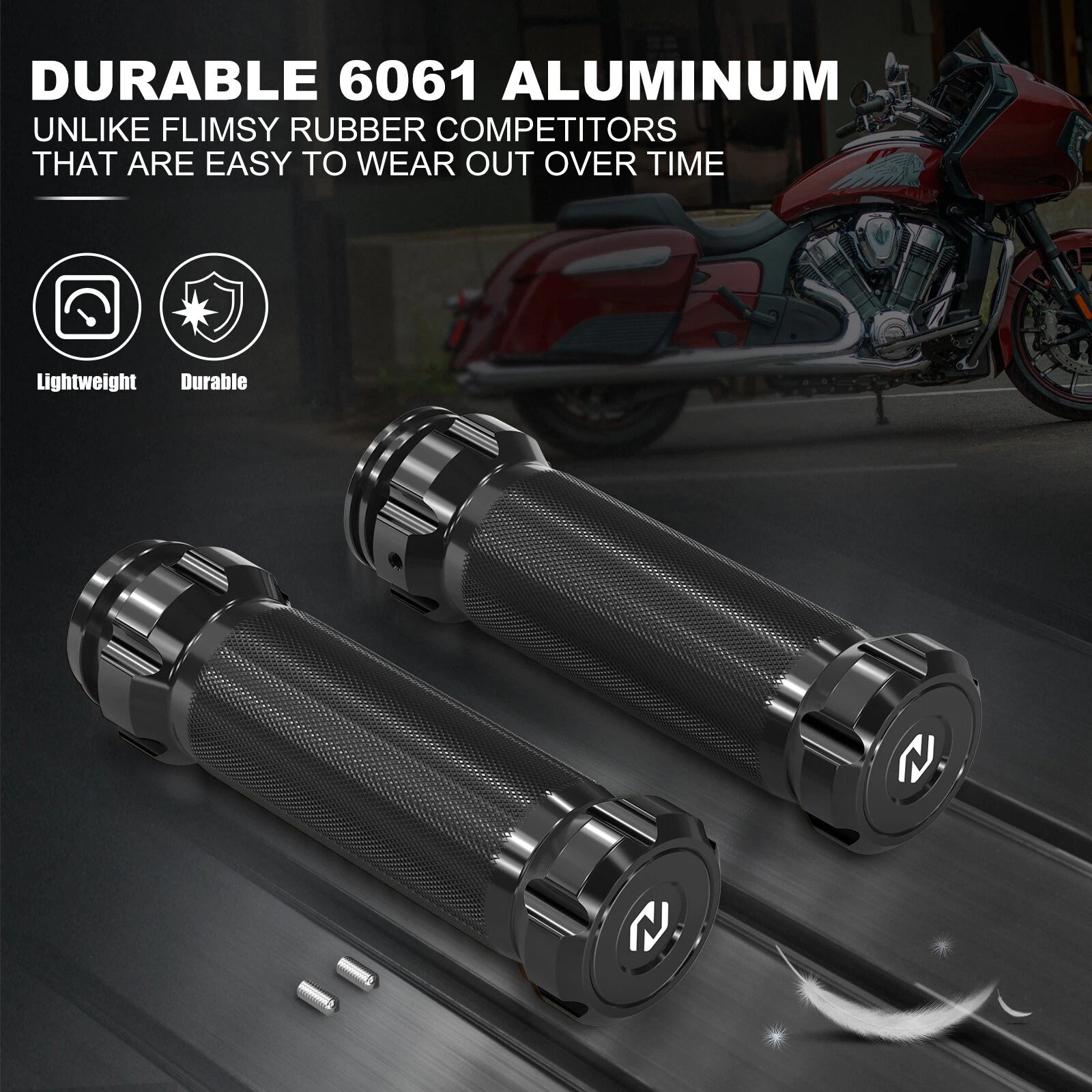 Handlebar Hand Grips for Harley Electra Glide FLHTC FLHTCU FLHTCUSE4 FLHTCUSE5 (1996–2023)