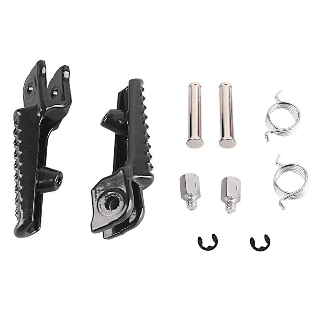 Front Rider Foot Pegs Kit for Honda CBR600RR (2003–2014) Black