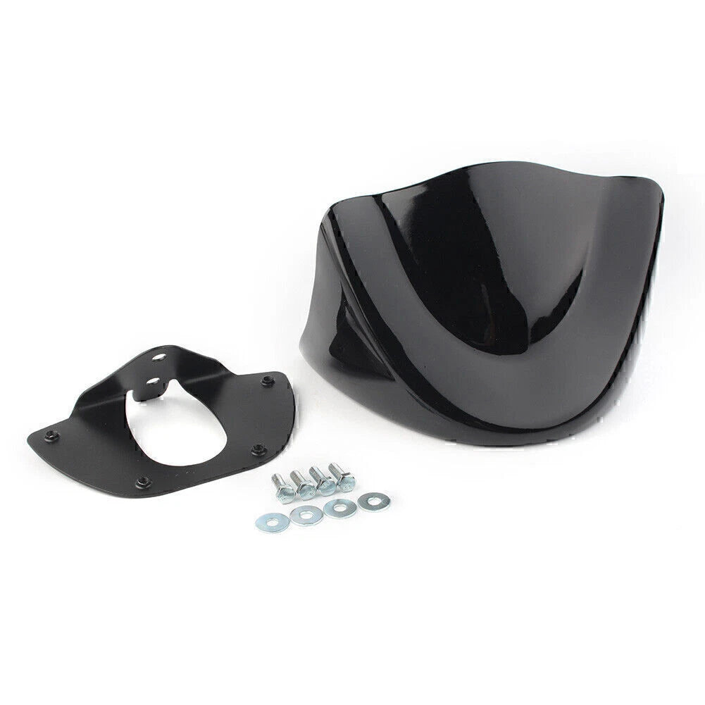 Gloss Black Front Chin Spoiler Air Dam for Harley Dyna FXD FXDB (1999–2005)