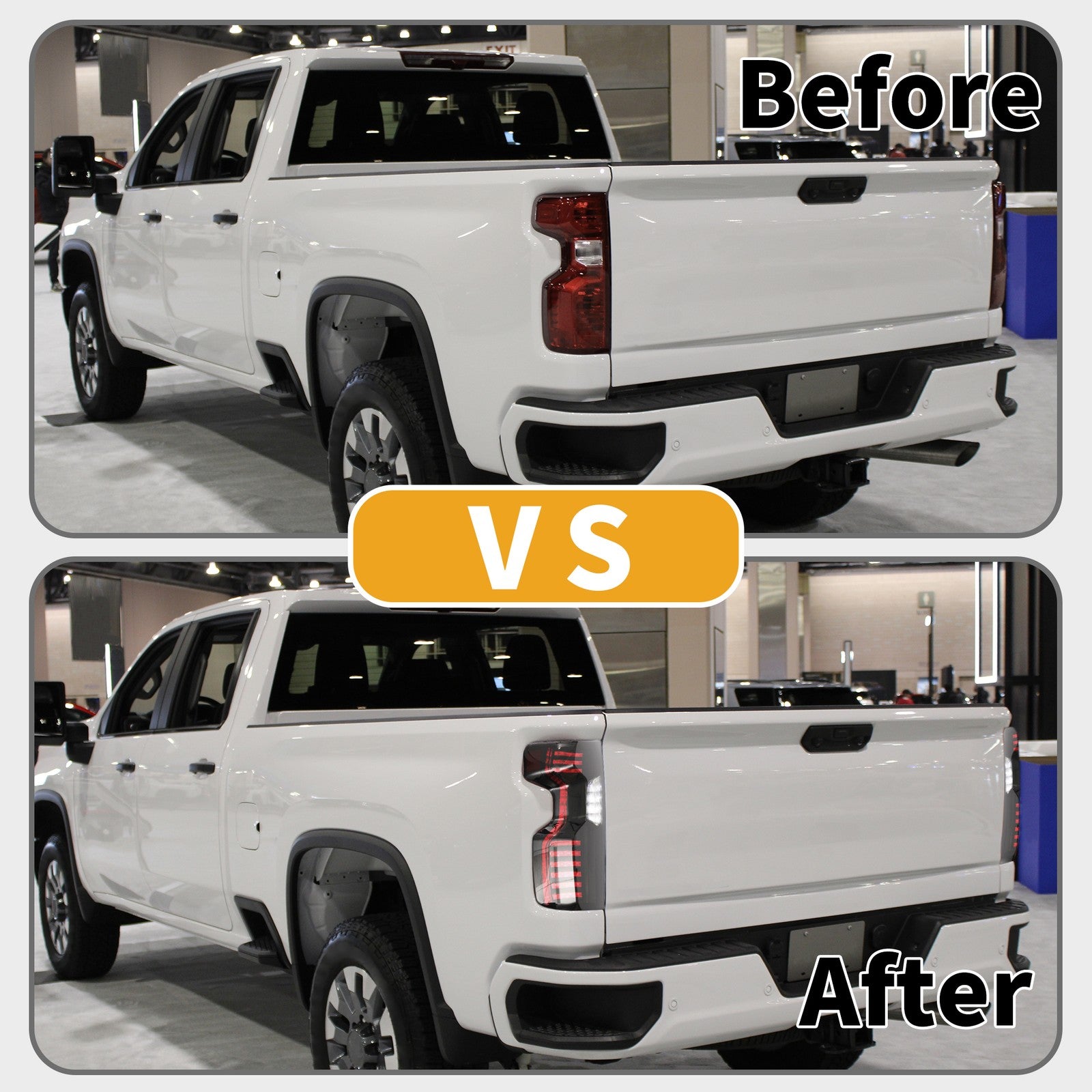 OLED Brake Tail Lights Assembly for Chevy Silverado 1500 2500HD 3500HD (2014–2018)