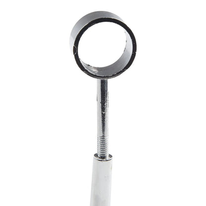 25mm Round Chrome Centre Bracket for Adjustable Wardrobe Rail Rod Socket