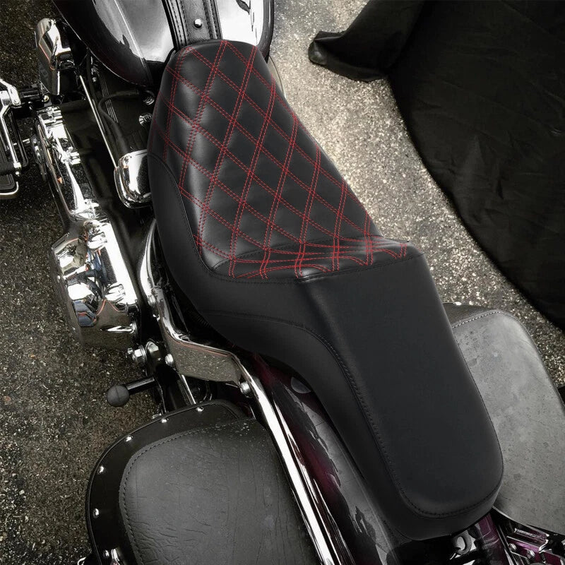 Driver Passenger Seat for Harley Dyna Switchback Super Wide Glide (2006–2017)