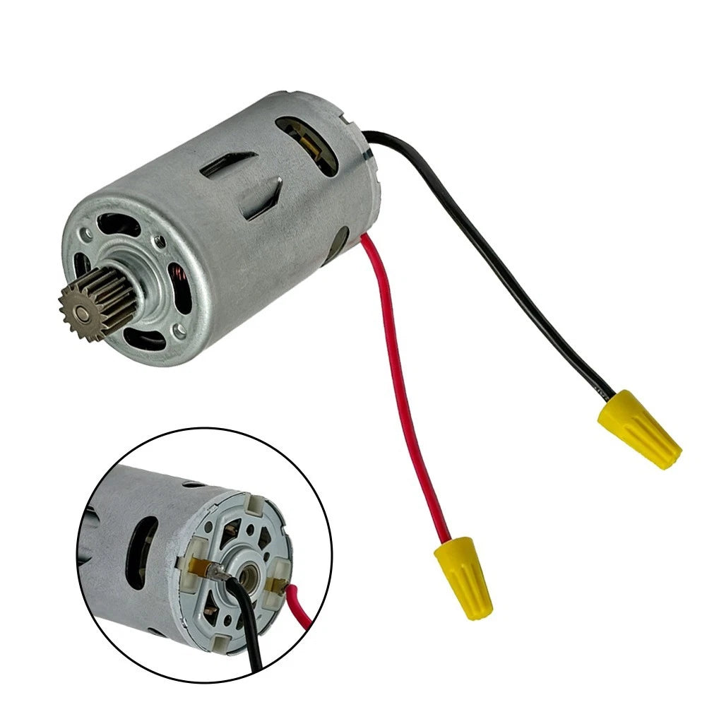 16 Teeth Ratchet Wrench Replacement Motor for DIY Projects (12V)