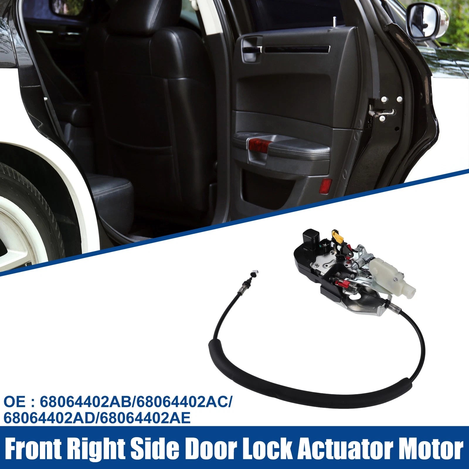 Front Right Door Lock Actuator Motor Replacement for Dodge Challenger (2011–2014)