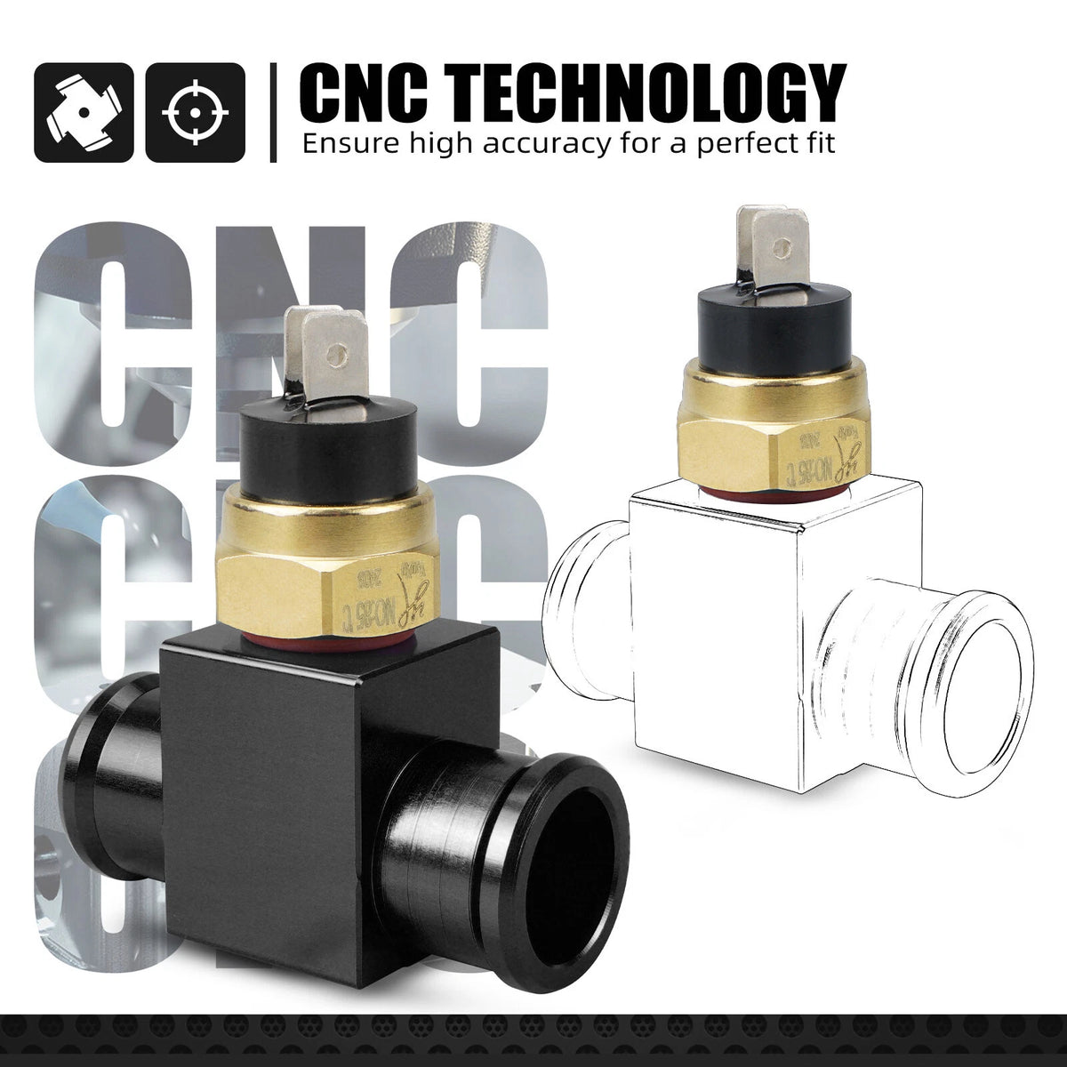 Radiator Fan Thermo Switch for Beta 125 250 300 350-498 RR 2T/4T (2015–2023)