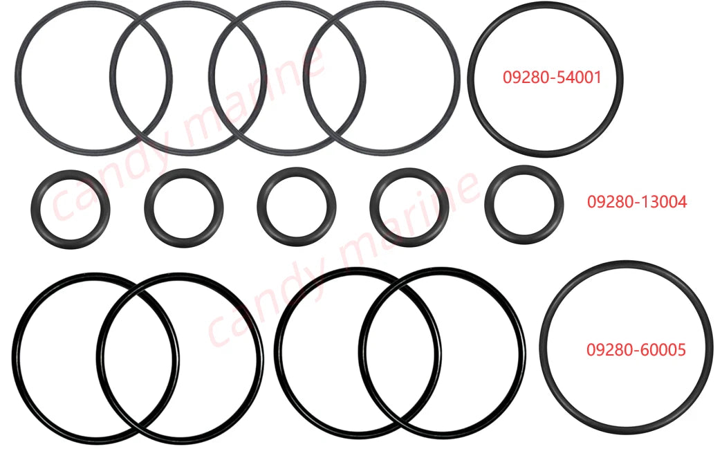 5X Oil Change O-Ring Master Seal Kit for Suzuki (09280-54001, 09280-13004, 09280-60005)