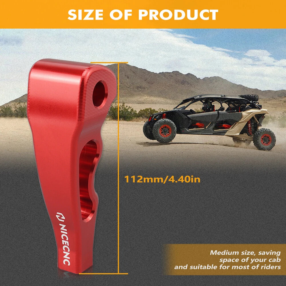 Gear Shift Knob & Shifter Gate Plate for Can-Am Maverick X3 Max (2017–2023)