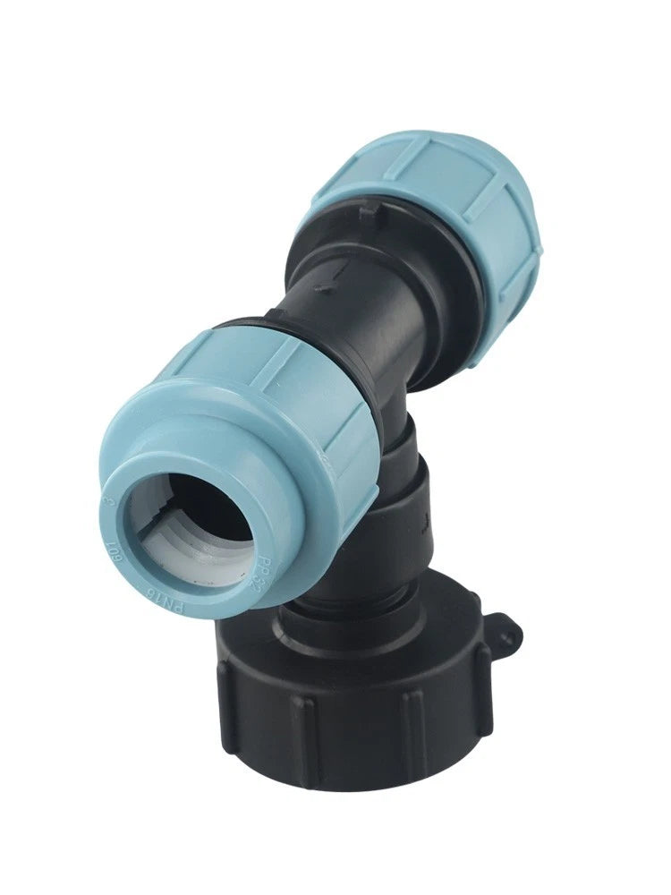 60mm Female Thread to 20/25/32mm PE Pipe Connector