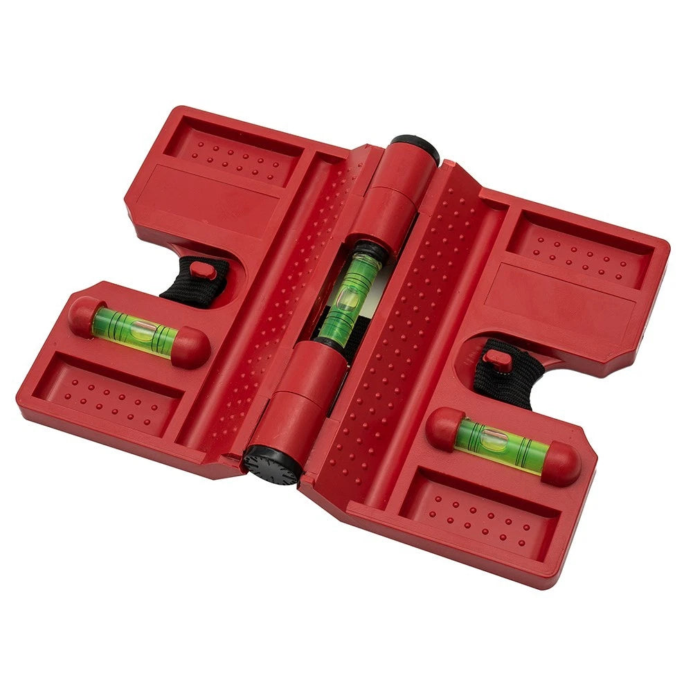 Adjustable Magnetic Level Fence Post Pipe with 3 Vials for Horizontal Vertical Use