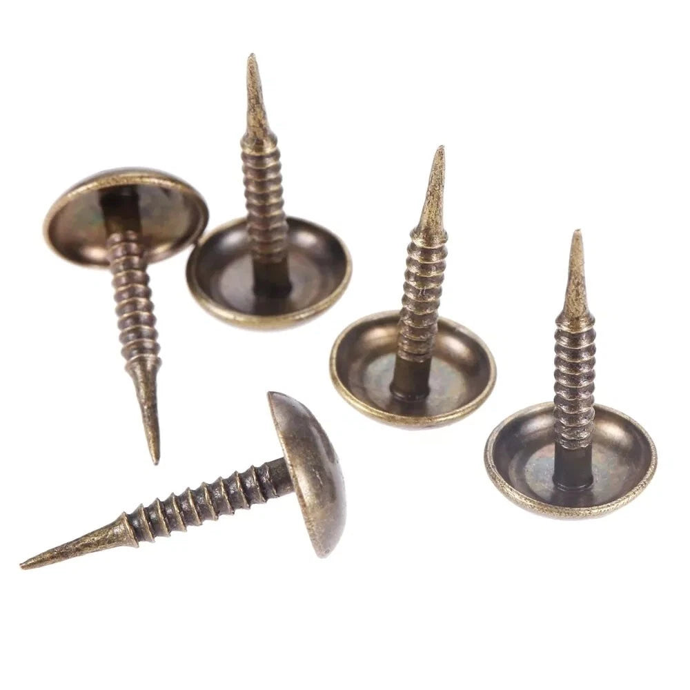 100Pcs Upholstery Nails for Furniture (Vintage Decorative)
