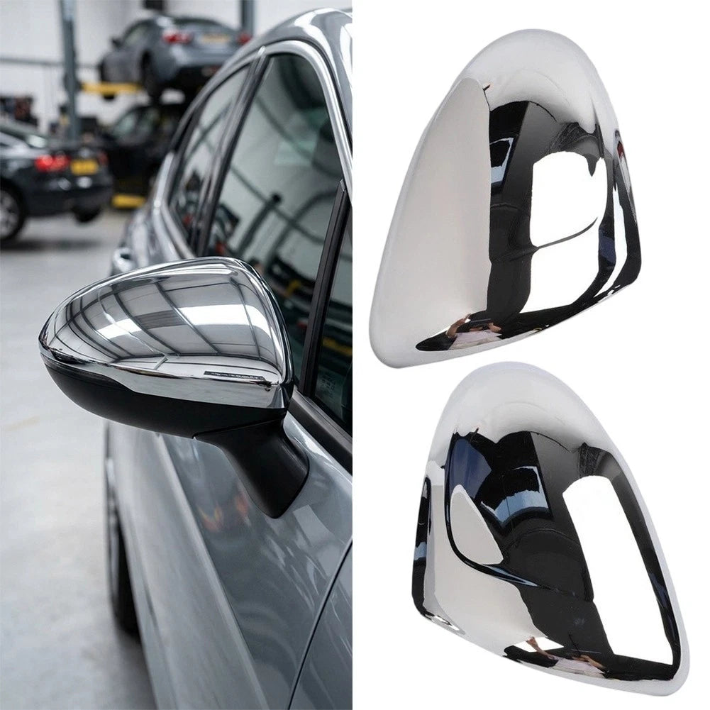 2X ABS Chromed Mirrors for Vauxhall Astra K (2015–2021)