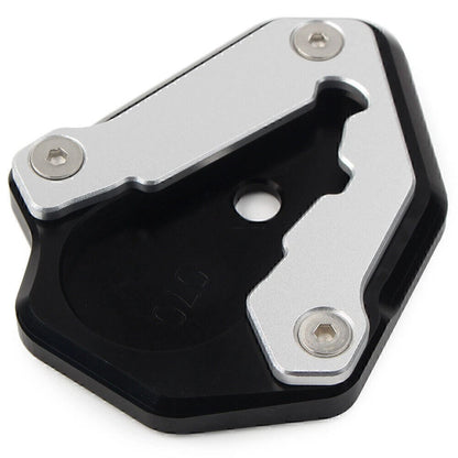 Motor CNC Side Stand Enlarger Plate Kickstand Pad For Ducati 848 1098 1198 Black
