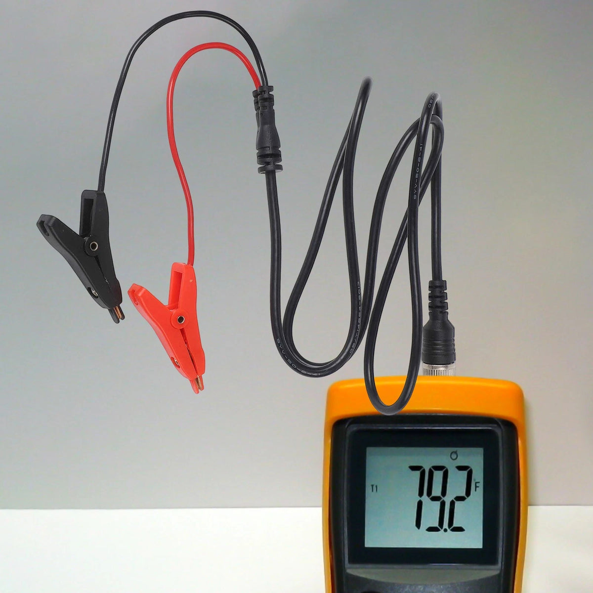 Test Cable with BNC Male & Dual Kelvin Clips for Oscilloscope (110cm)