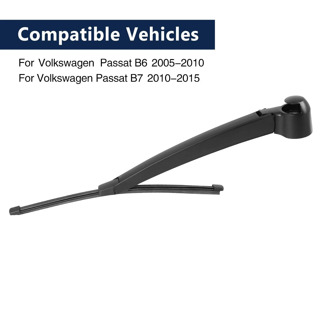Rear Windshield Wiper Blade Arm Set for Volkswagen Passat B6 (2005–2010)