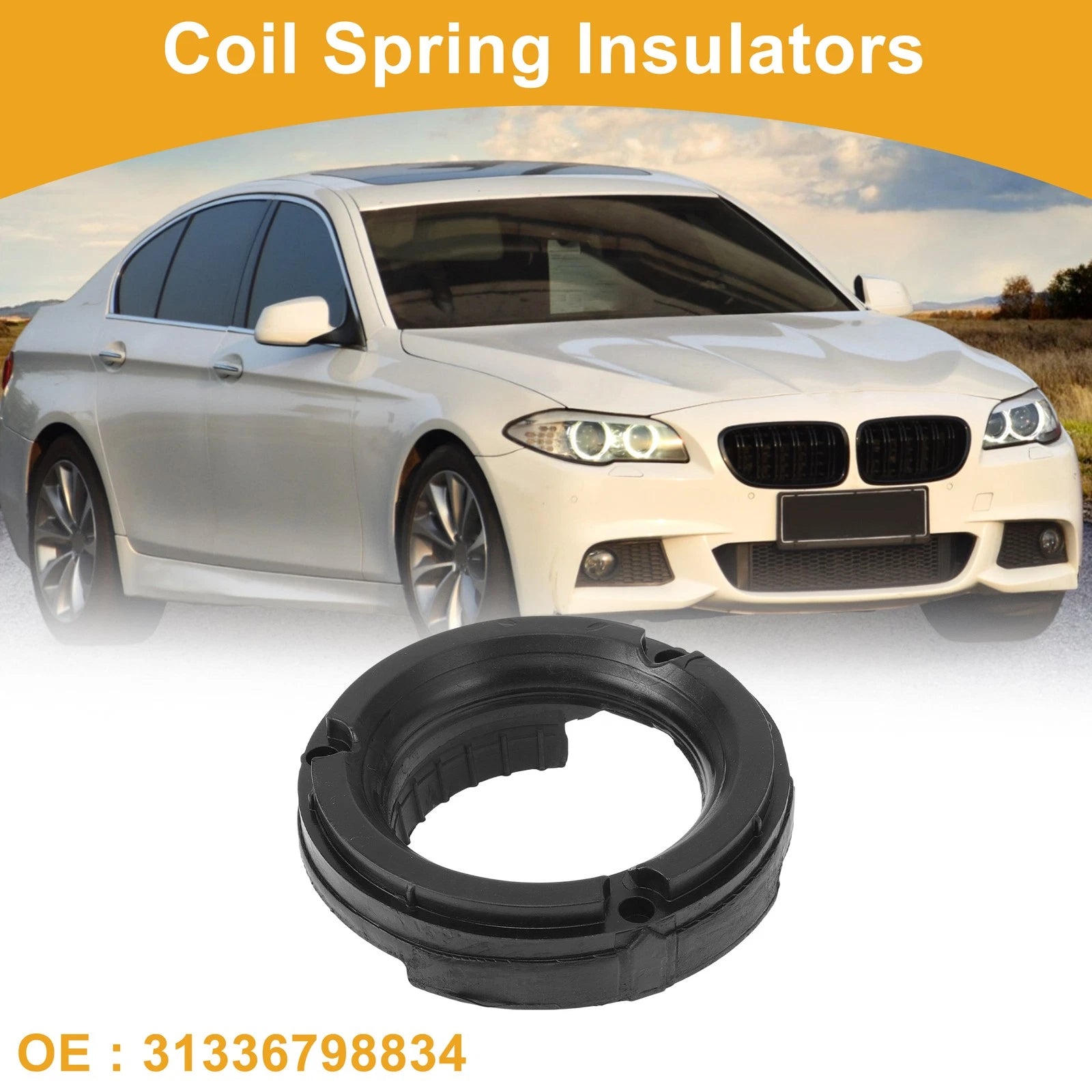 Upper Coil Spring Insulator Rubber Replacement for BMW 528i (2011–2016)