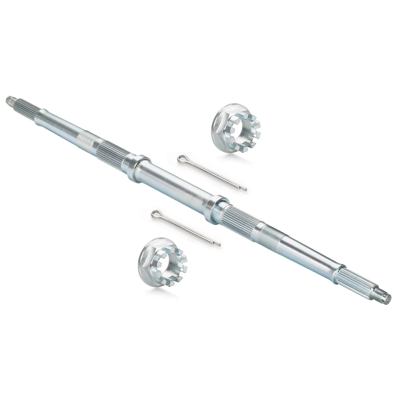 Rear Axle Shaft w/ Wheel Nuts Pins for Honda FourTrax 300 TRX300FW (1993–2000)