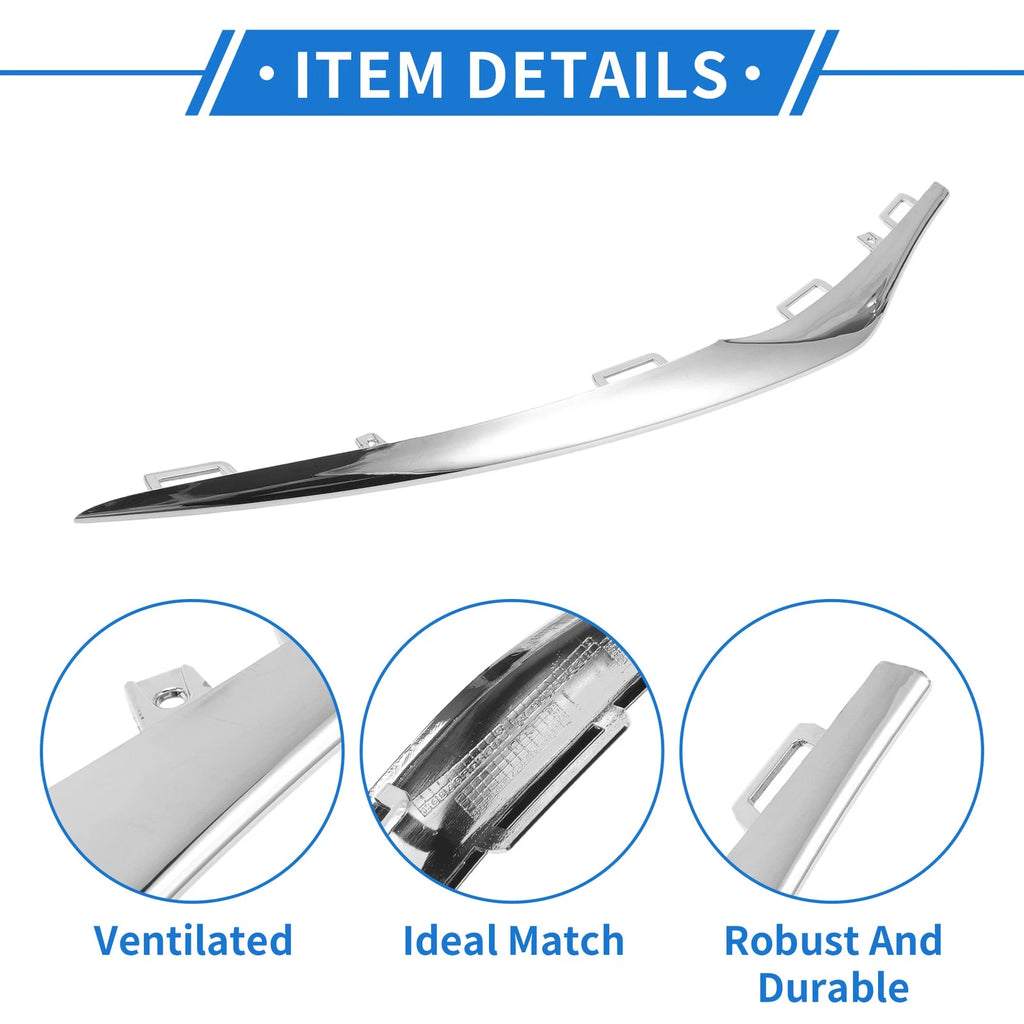 Front Right Bumper Grille Trim Garnish for Mercedes-Benz CLA (2017–2019)