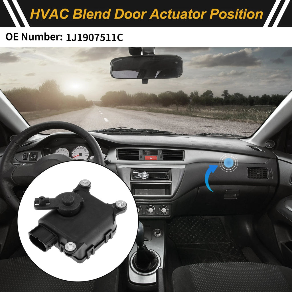 HVAC Heater Blend Door Actuator Replacement for Volkswagen Jetta (2005–2015)