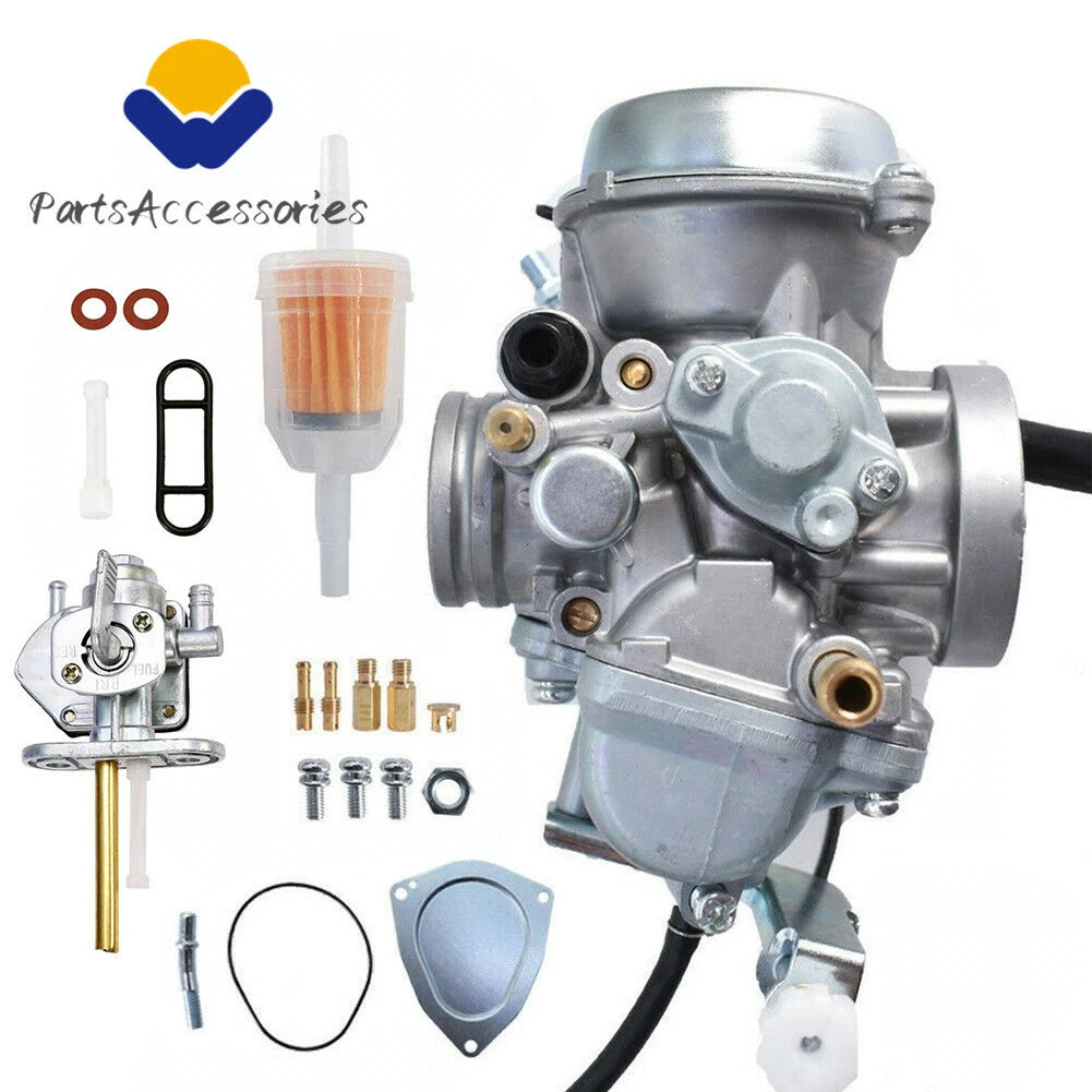 Carburetor & Fuel Petcock Valve Switch for Suzuki Quadsport Z250 (2004–2009)