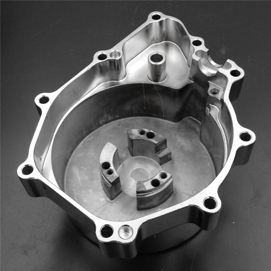 Billet Engine Stator Cover for Yamaha YZF R6 (1999–2002) Chrome Left Side