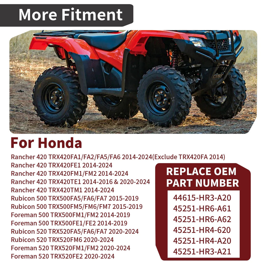 Front Left or Right Wheel Hub & Brake Disc for Honda Foreman Rubicon 500 (2001–2023)